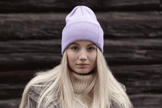 SuperYellow Kaamos Beanie Lavender