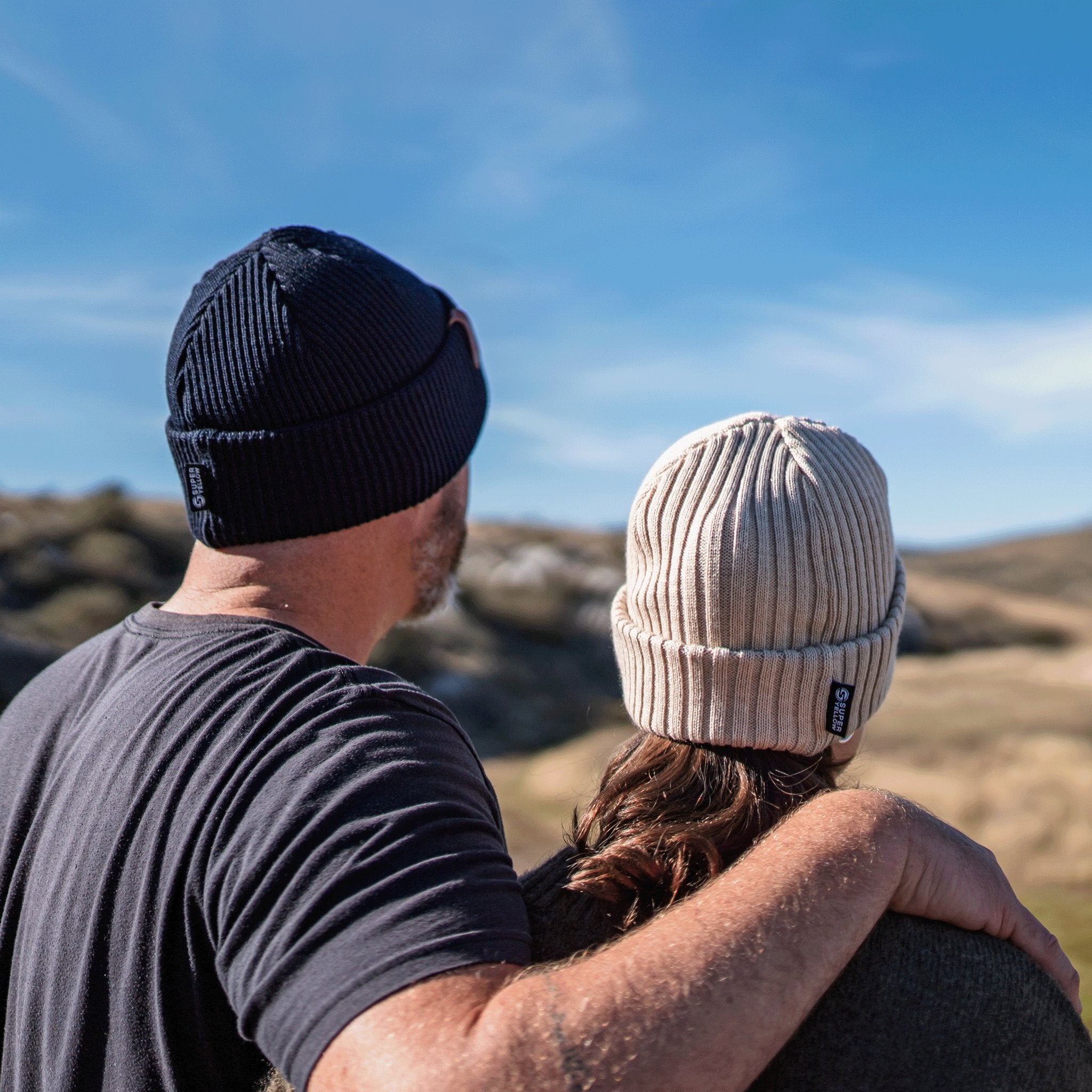 Beanies SuperYellow Merino Wool Beanie Collection 