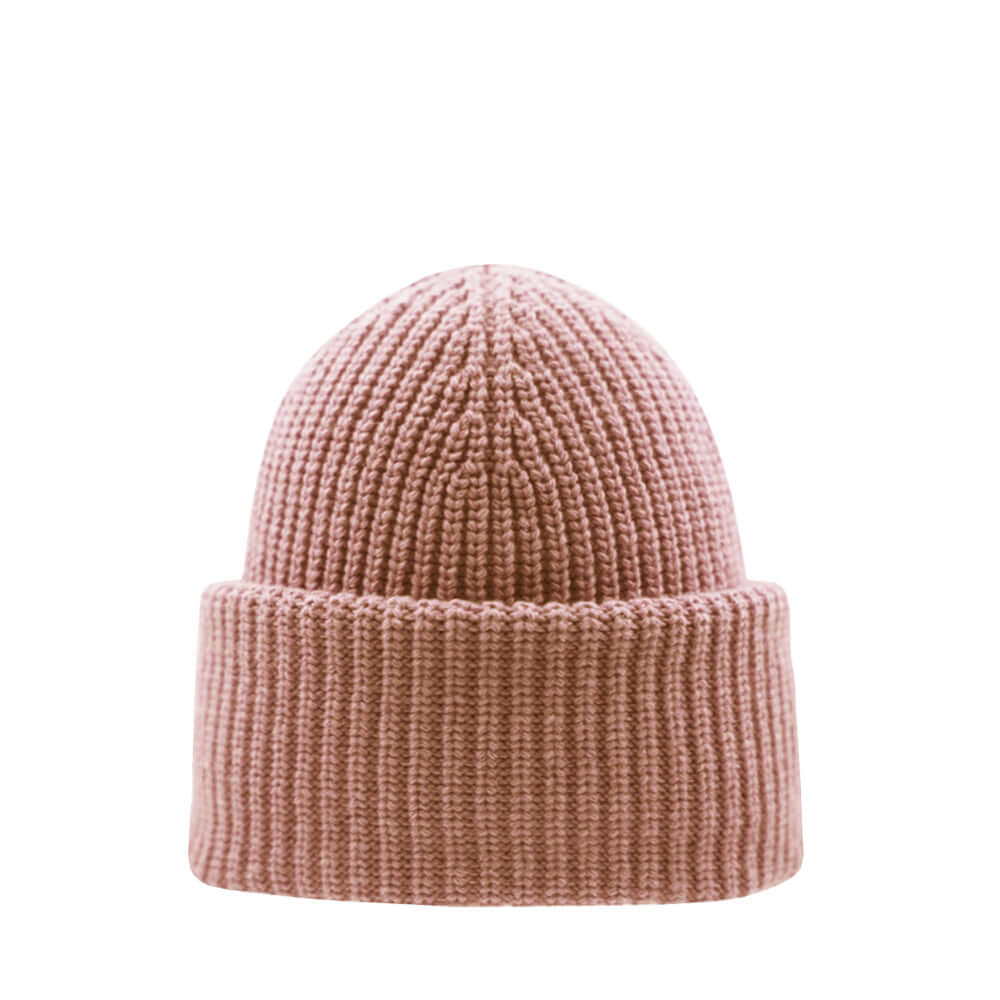 Beanie SuperYellow Aida Chunky Merino Wool Beanie For Extreme Cold Apricot