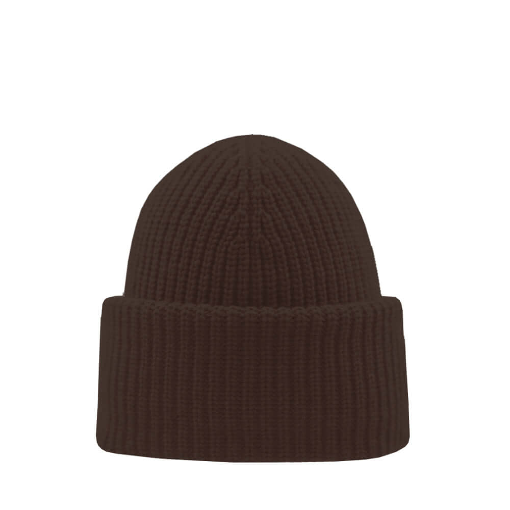 Beanie - Aida merino wool eanie dark brown