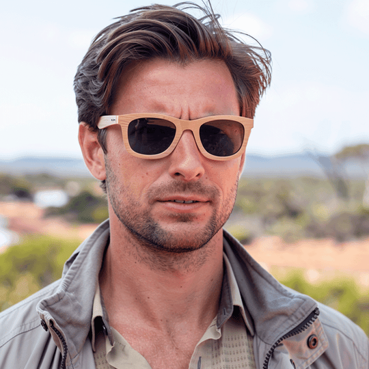 Sunglasses - Retro Wooden Sunglasses