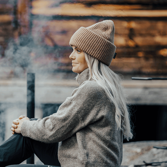 Beanie - Aida Merino Wool Beanie Toffee