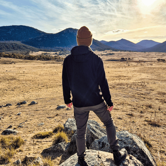 Beanie SuperYellow Aida Chunky Merino Wool Beanie For Extreme Cold Toffee