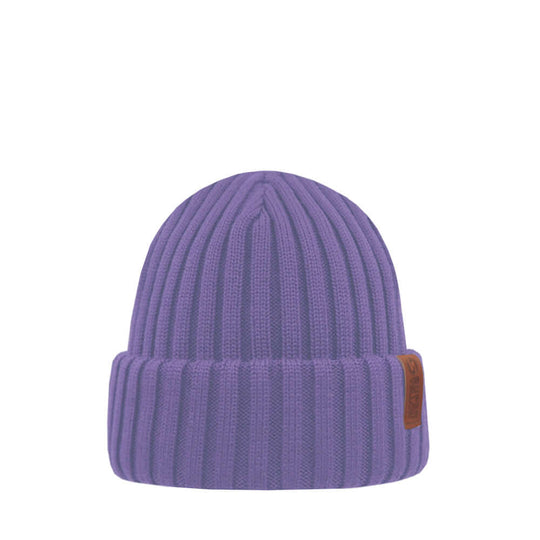 Beanie SuperYellow Beam Extra Thick Merino Wool Beanie Lilac