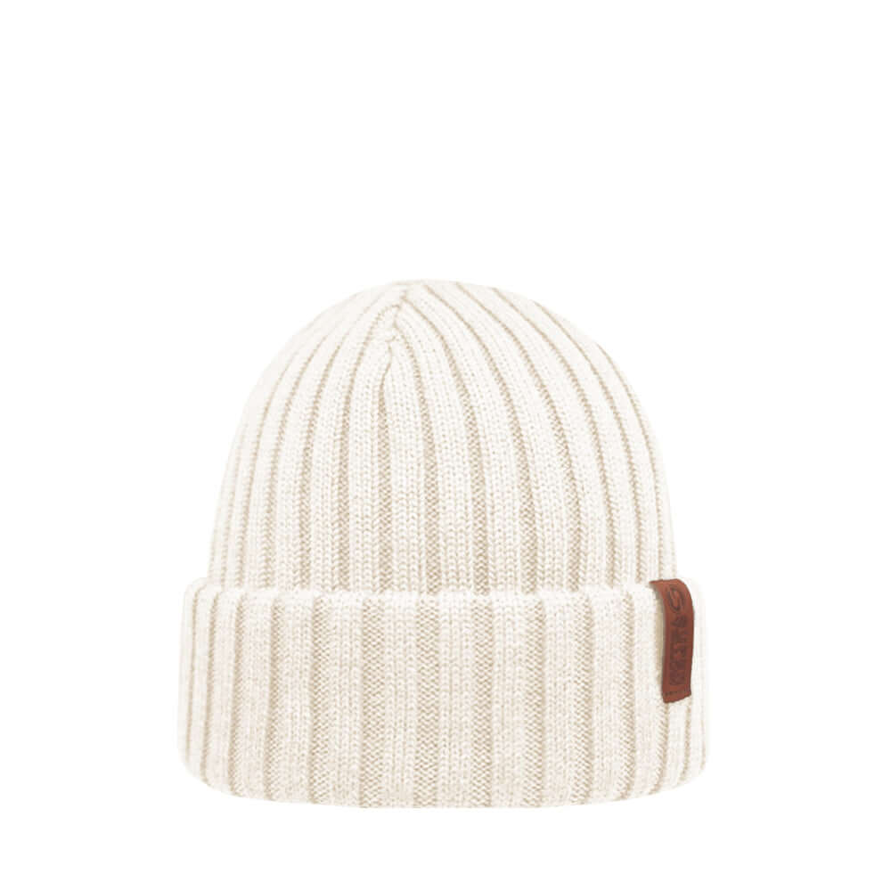 Beanie SuperYellow Beam Extra Thick Merino Wool Beanie Off White