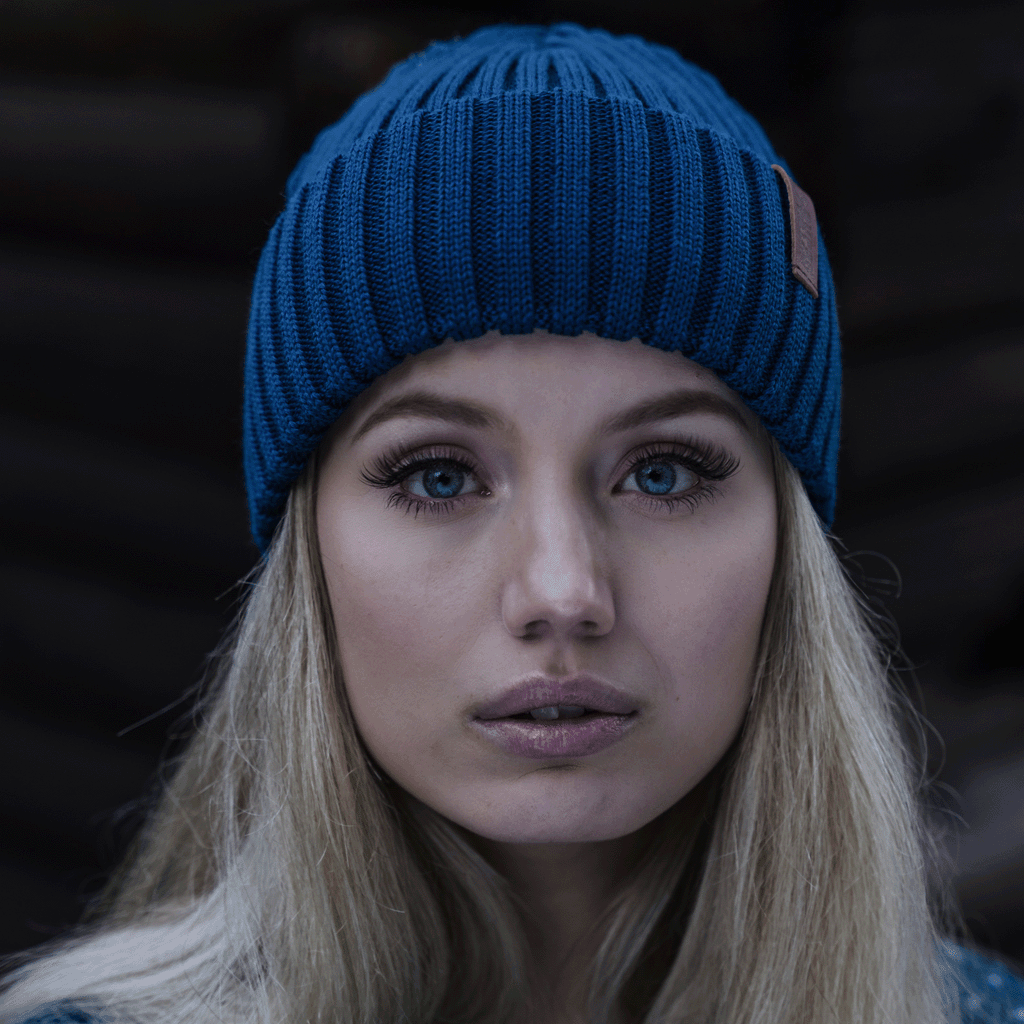 Beam Beanie Dark Blue
