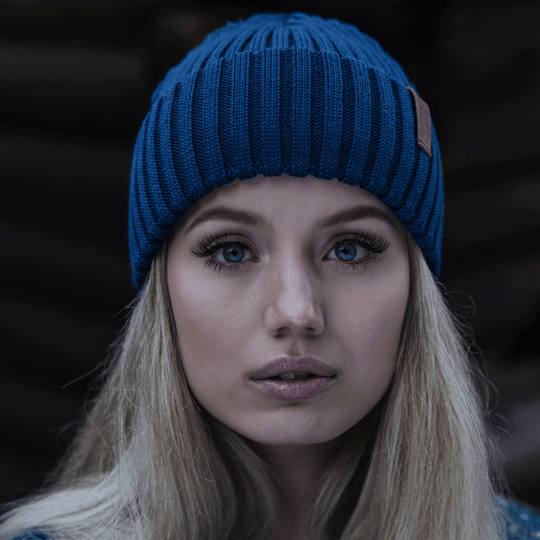 Beam Beanie Dark Blue