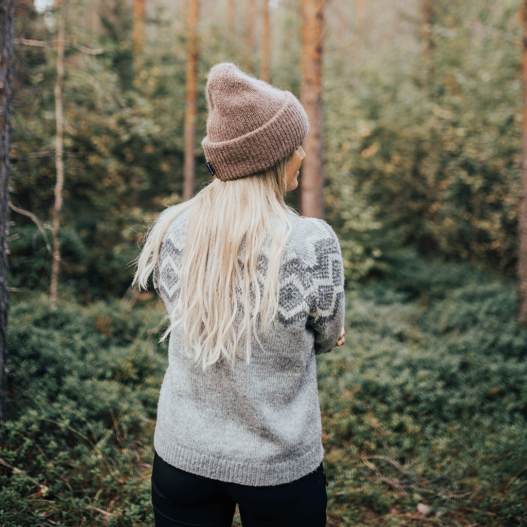 Bertha Beanie I Chunky Mohair &amp; Merino I SuperYellow