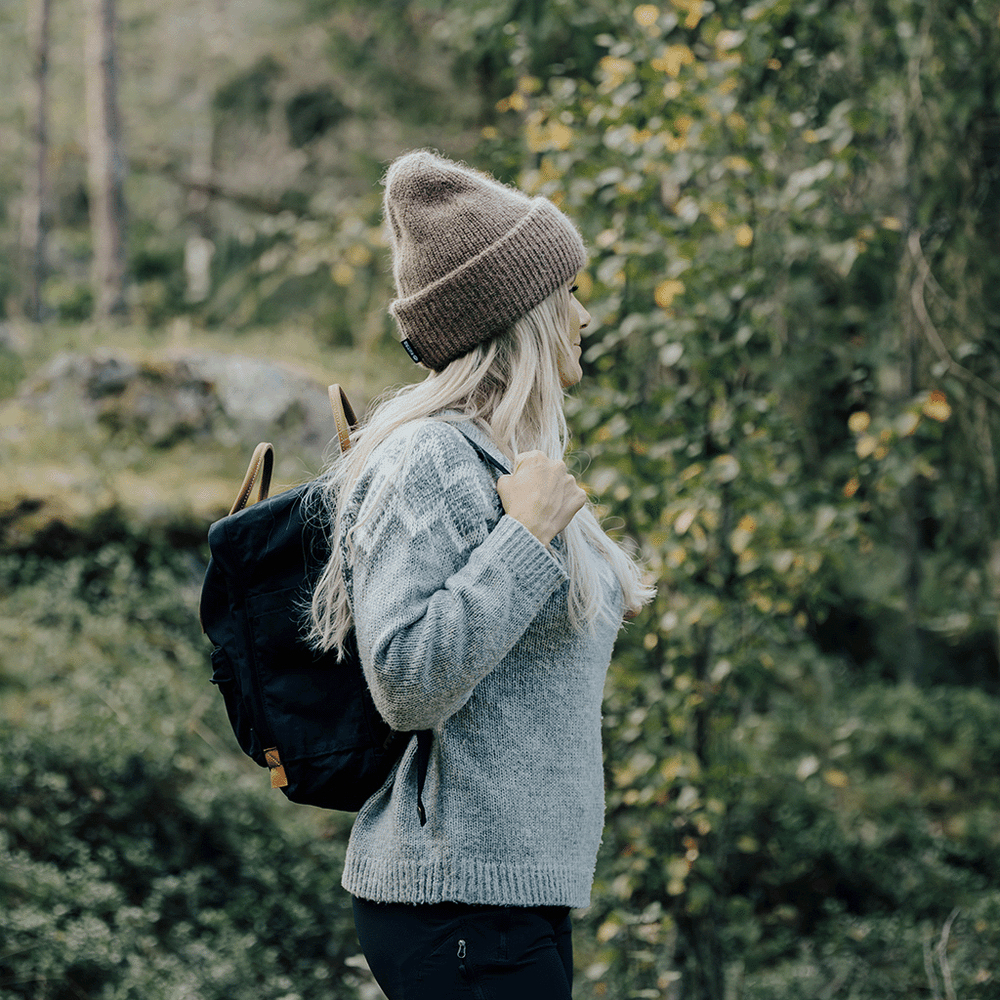 Bertha Beanie I Chunky Mohair & Merino I SuperYellow