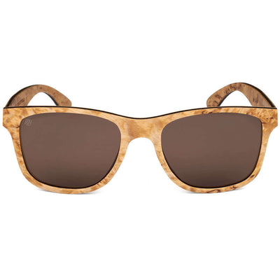 Sunglasses Blues Curly Birch Wooden | Durable Craftsmanship