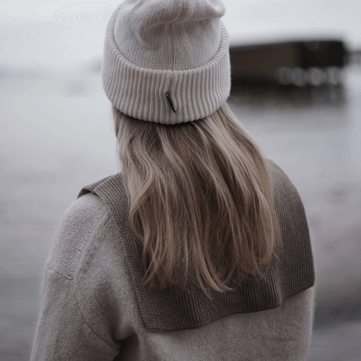 Neck Warmer SuperYellow Breeze Merino Wool Neck Warmer Beige