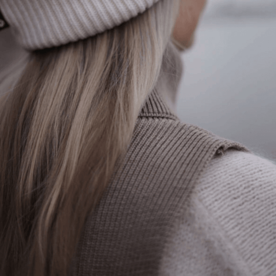 Neck Warmer SuperYellow Breeze Merino Wool Neck Warmer Beige