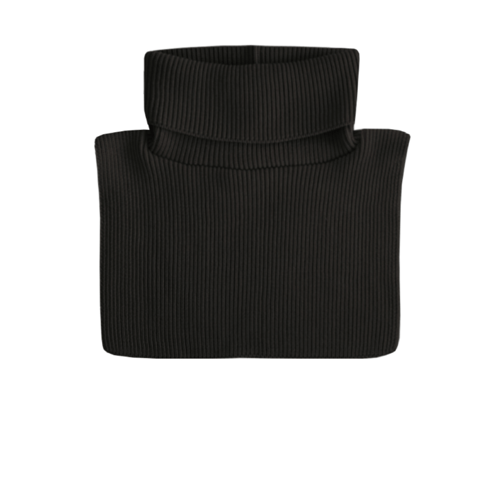 Neck Warmer SuperYellow Breeze Merino Wool Neck Warmer Black