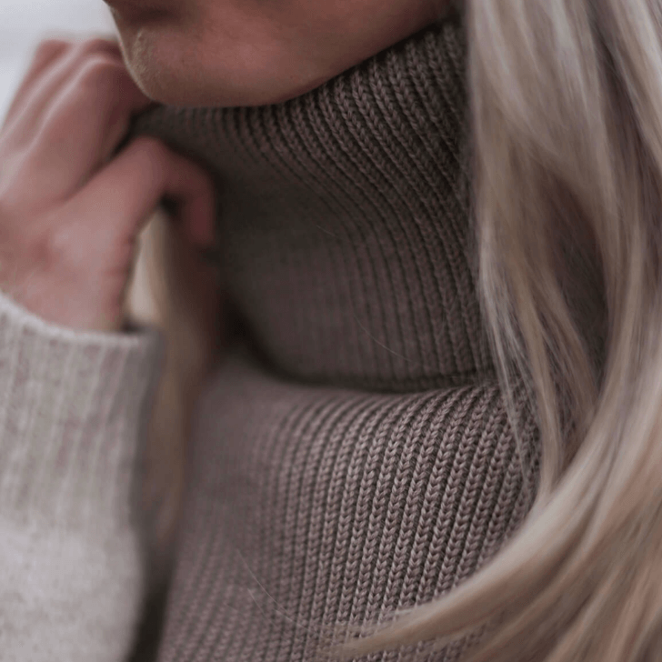 Neck Warmer SuperYellow Breeze Merino Wool Neck Warmer Beige