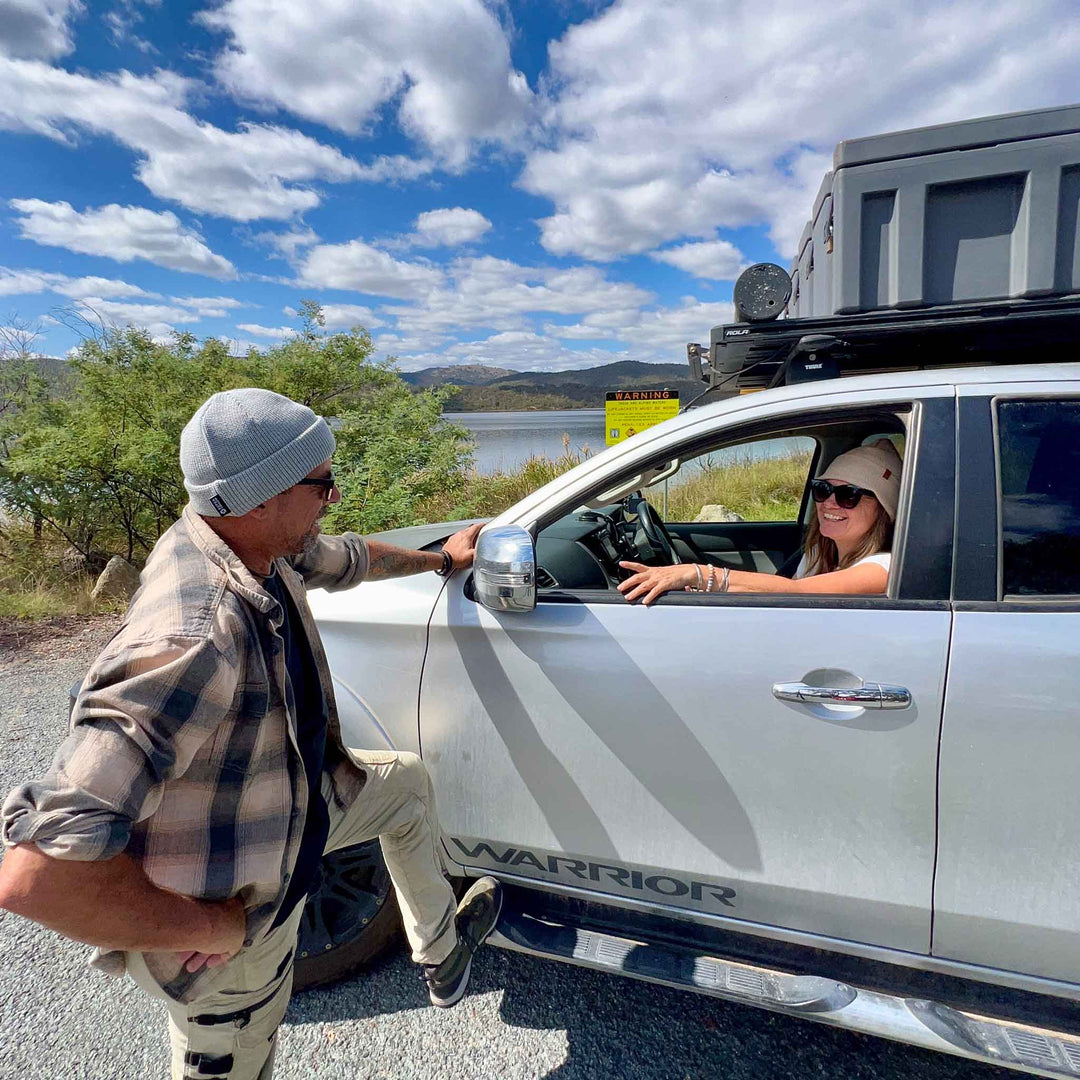 Merino wool fisherman beanie light grey