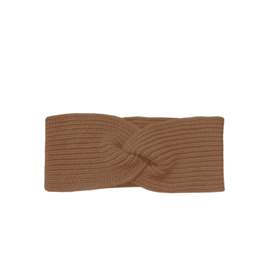 Headband SuperYellow Greta Merino Wool Headband Toffee