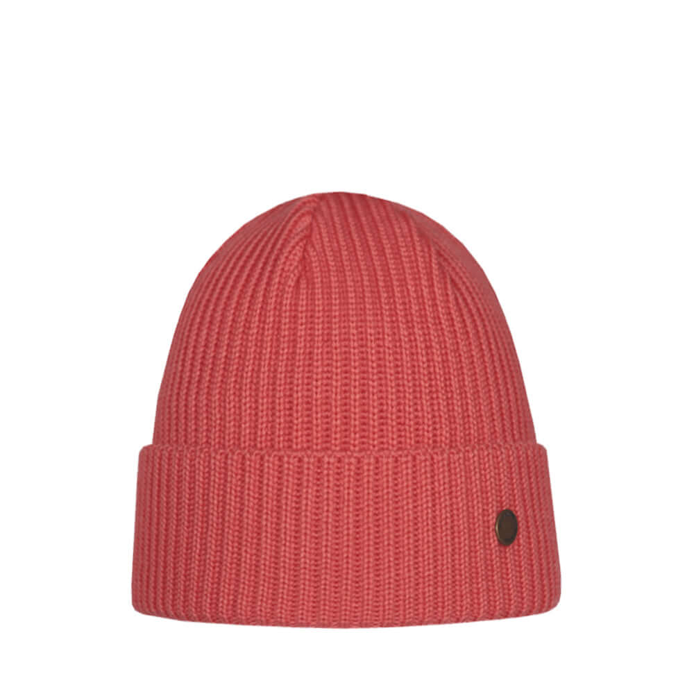 Beanie SuperYellow Hannah Merino Wool Beanie Coral