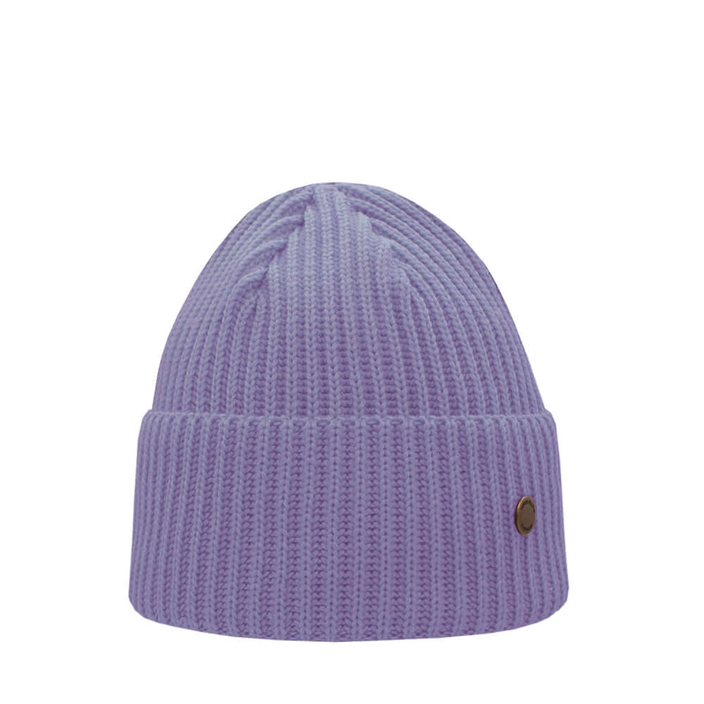 Beanie SuperYellow Hannah Merino Wool Beanie Lavender