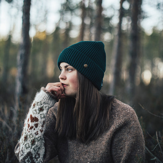 Hannah SuperYellow Merino Wool Beanie