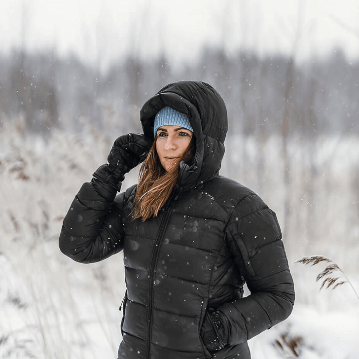 Beanie SuperYellow Hannah Merino Wool Beanie Light Blue