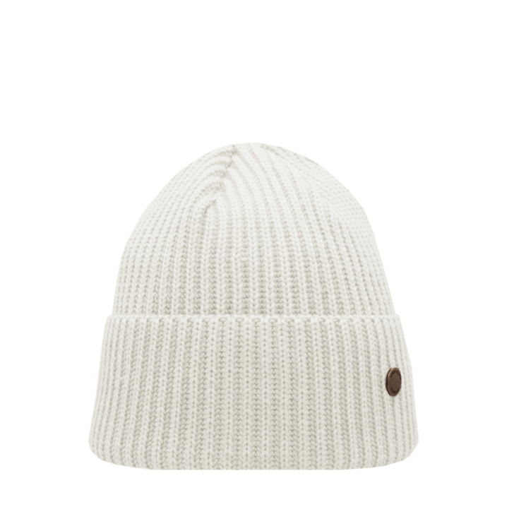 Beanie SuperYellow Hannah Merino Wool Beanie Off White