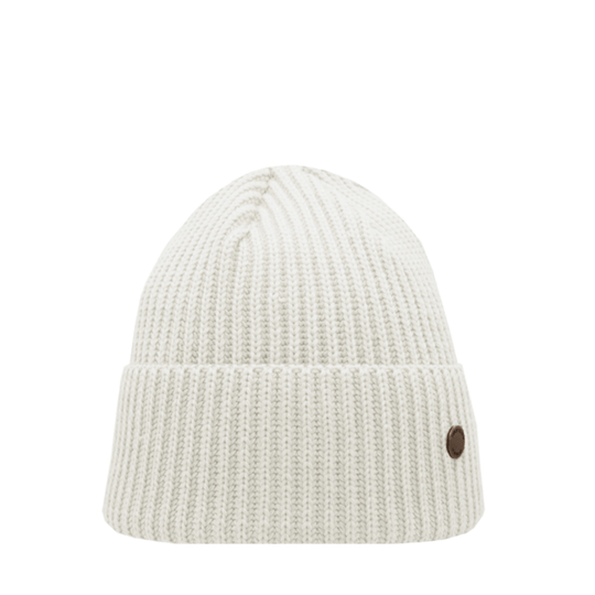 Beanie SuperYellow Hannah Merino Wool Beanie Off White