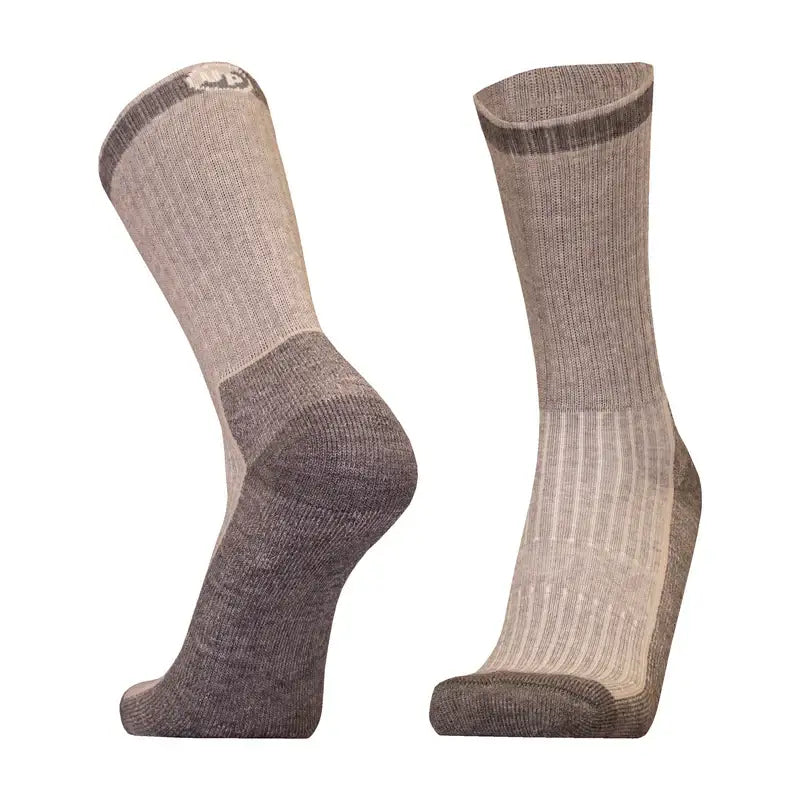 Hiking Socks UphillSport Honka Merino Wool Hiking Socks with Flextech Front Light Grey