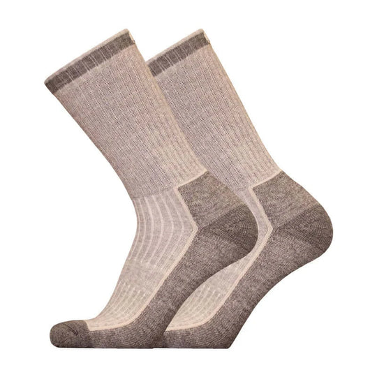 Hiking Socks UphillSport Honka Merino Wool Hiking Socks with Flextech Side Light Grey