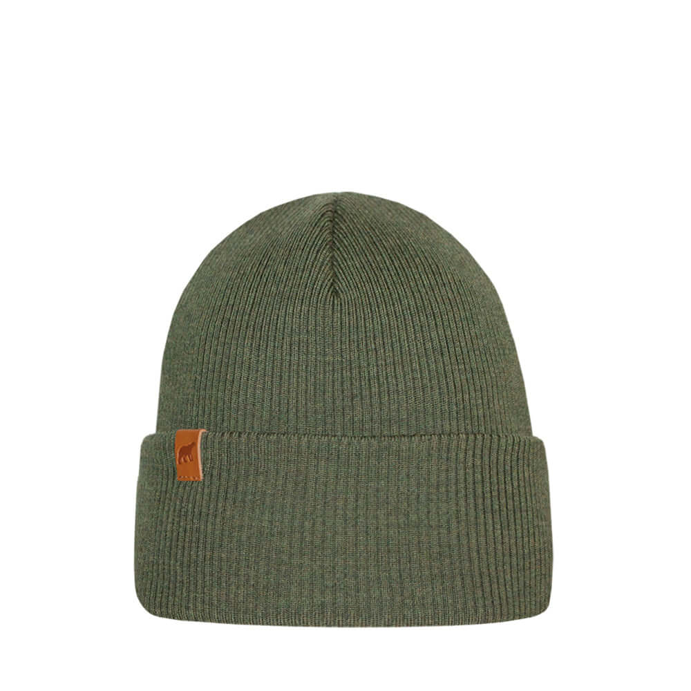 Beanie - SuperYellow Inari Lightweight Merino Wool Beanie Olive green