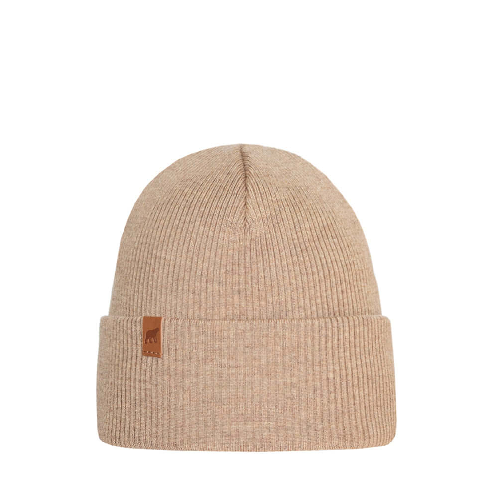 Beanie - SuperYellow Inari Lightweight Merino Wool Beanie Toffee