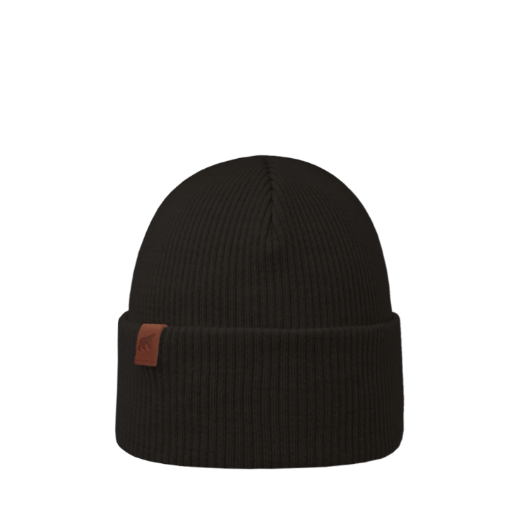 Beanie - SuperYellow Inari Lightweight Merino Wool Beanie Black