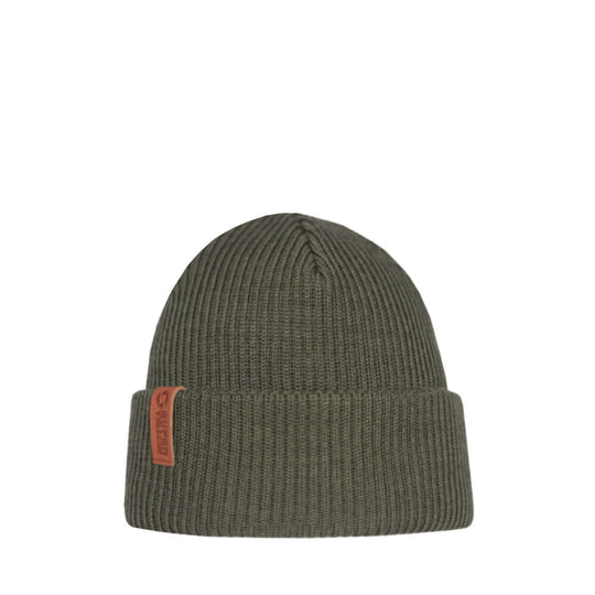 Beanie SuperYellow Kempe Classic Warm Merino Wool Beanie Olive Green