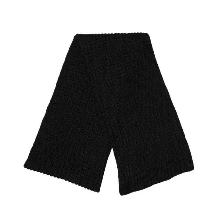 Scarf SuperYellow Kieppi Merino Wool Scarf Black