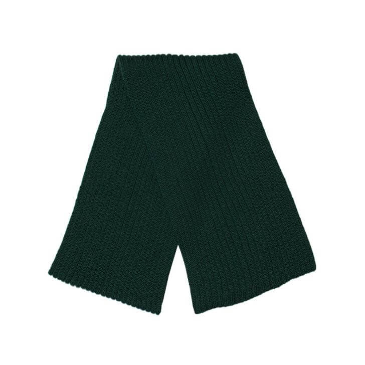 Scarf SuperYellow Kieppi Merino Wool Scarf Dark-Green