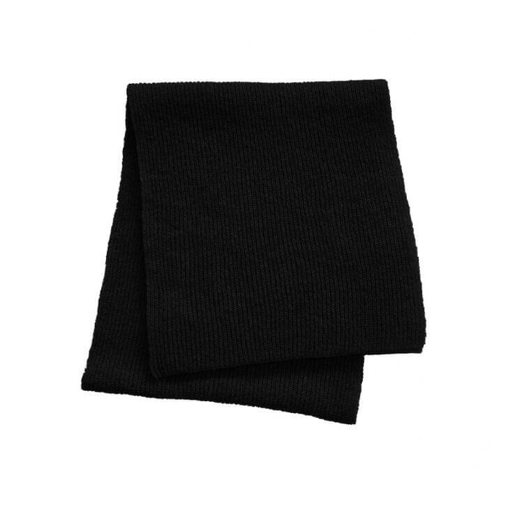 Scarf SuperYellow Kinos Merino Wool & Mohair Scarf Black