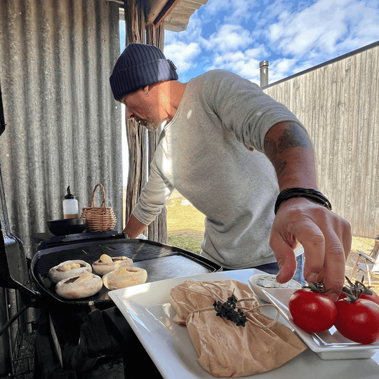 SuperyellowKjempe merino wool beanie dark blue