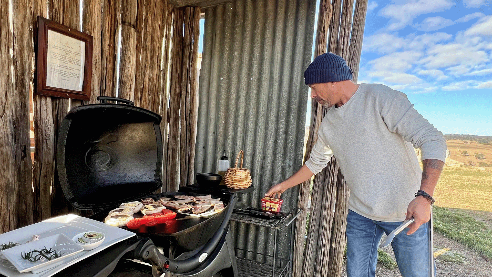Kjempe Merino Wool Beanie Dark Blue