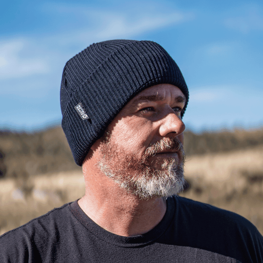 SuperyellowKjempe merino wool beanie back