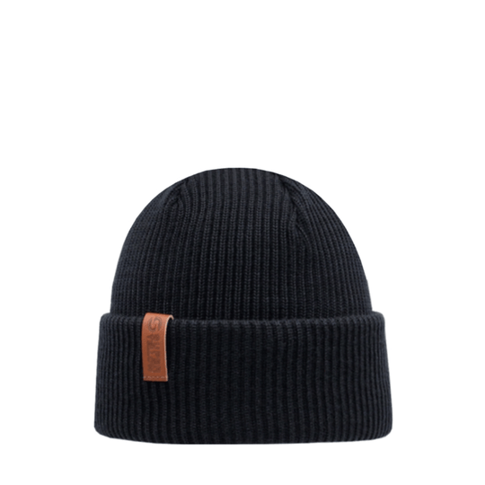 Beanie SuperYellow Kempe Classic Warm Merino Wool Beanie Black