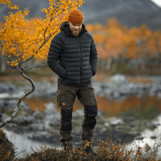 Beanie SuperYellow Kempe Classic Warm Merino Wool Beanie Cognac