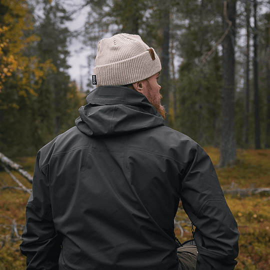 Beanie SuperYellow Kempe Classic Warm Merino Wool Beanie Vanilla