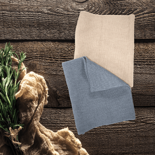 Wool Gaiter SuperYellow Merino Wool Tube Scarf Grey and Vanilla