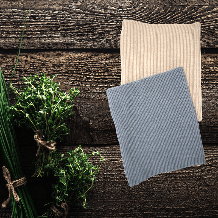 Wool Gaiter SuperYellow Merino Wool Tube Scarf  Grey and Vanilla