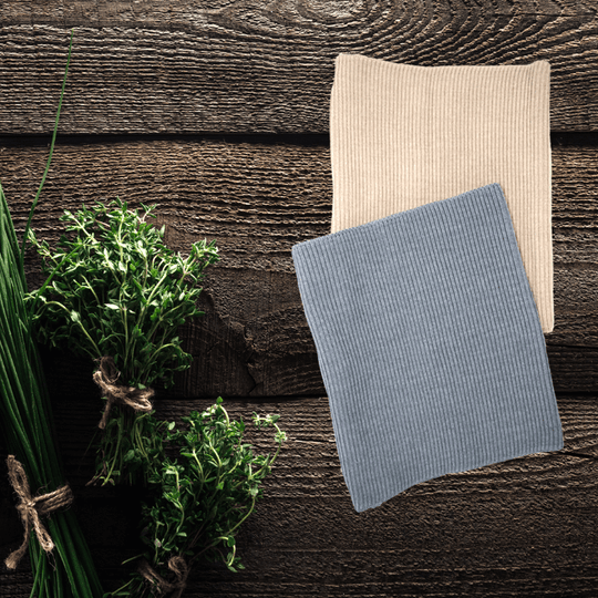 Wool Gaiter SuperYellow Merino Wool Tube Scarf  Grey and Vanilla