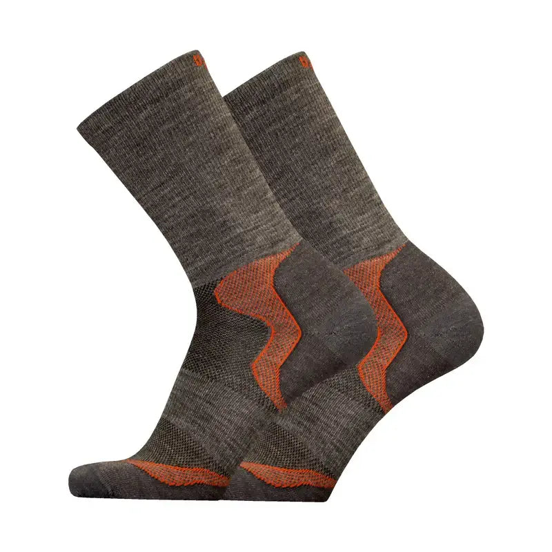 Hiking Socks UphillSport Malla Merino Wool Liner Hiking Socks Side Grey