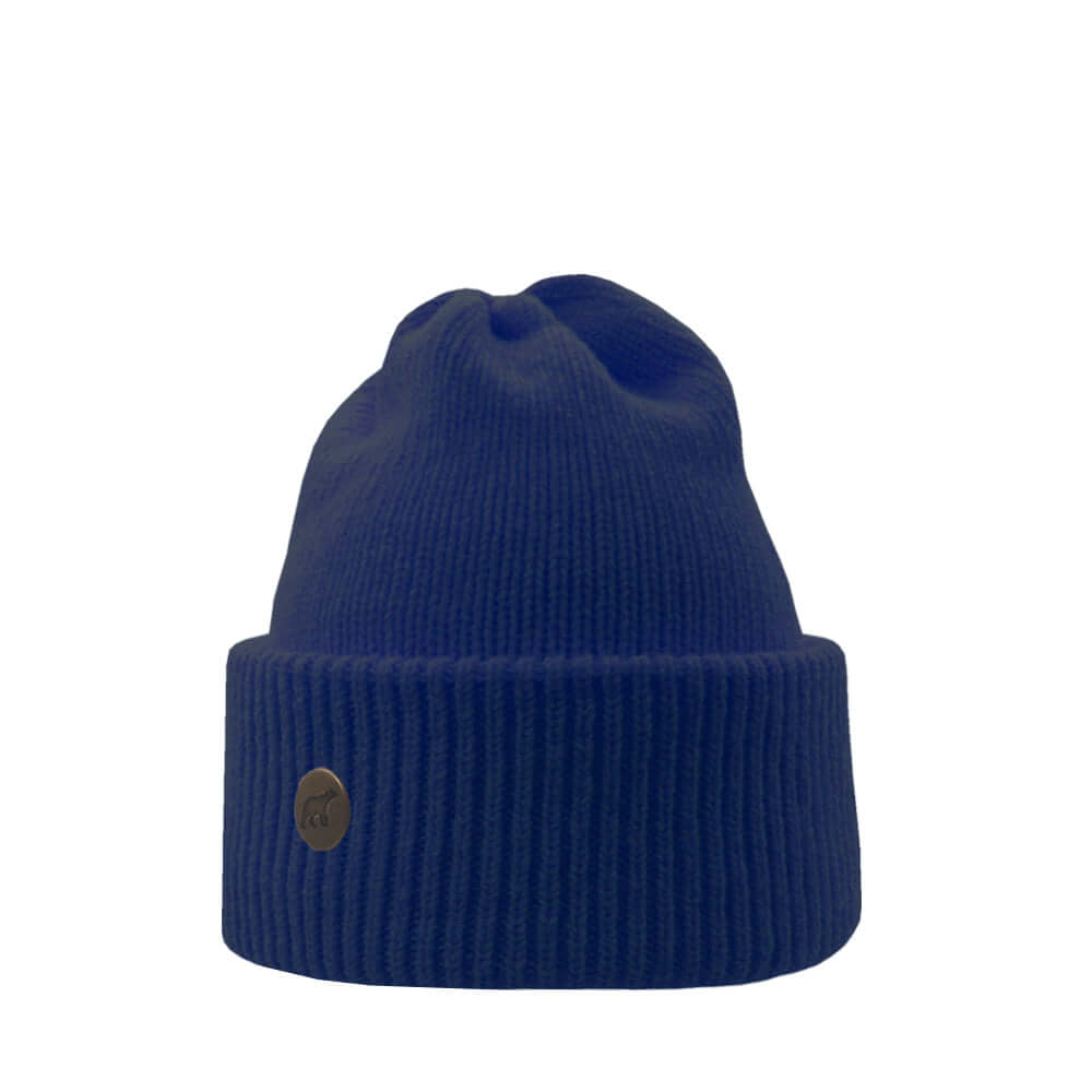 Beanie SuperYellow Norden Merino Wool Beanie Royal Blue