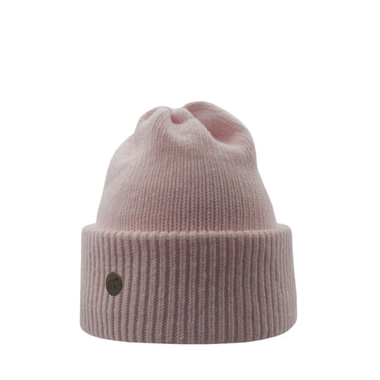 Beanie SuperYellow Norden Chunky Merino Wool Beanie Light Pink