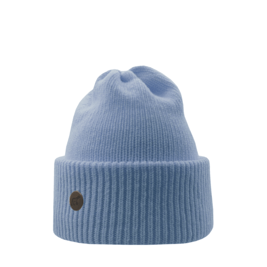 Beanie SuperYellow Norden Chunky Merino Wool Beanie Light Blue