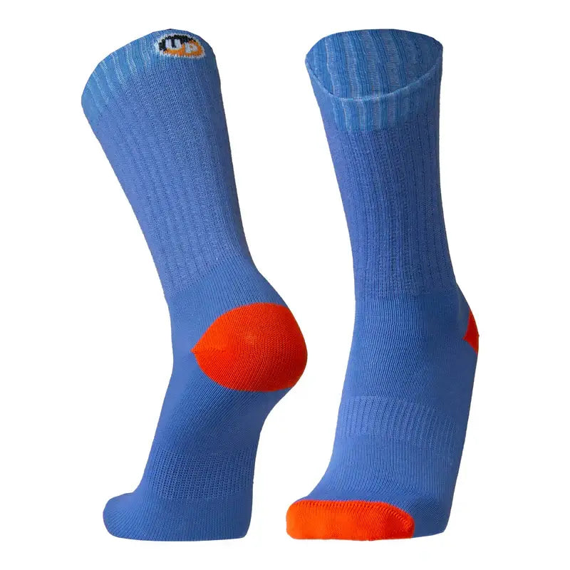 UphillSport Posio trekking socks 3-Layer Merino Wool Front Sky Blue