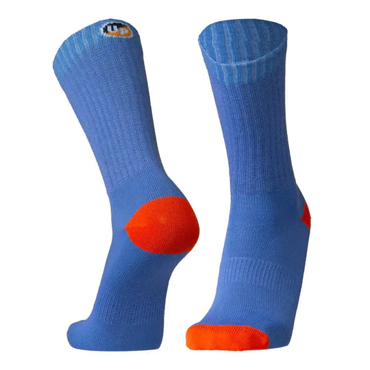 UphillSport Posio trekking socks 3-Layer Merino Wool Front Sky Blue